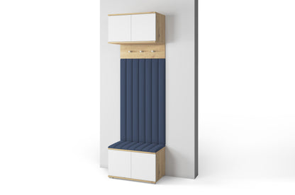 PK Sevilla 11 Hallway Wardrobe - Upholstered Panels in Various Colours