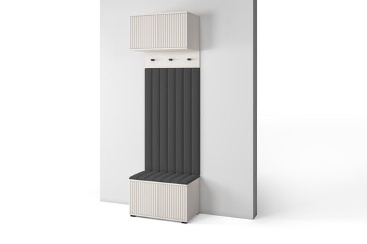 PK Rayo 5 Hallway Wardrobe - Upholstered Panels in Various Colours