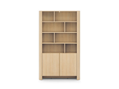 PI Bari Bookcase – Vicenza Oak Finish