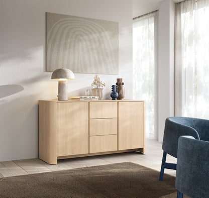 PI Bari Sideboard with Drawers – Vicenza Oak