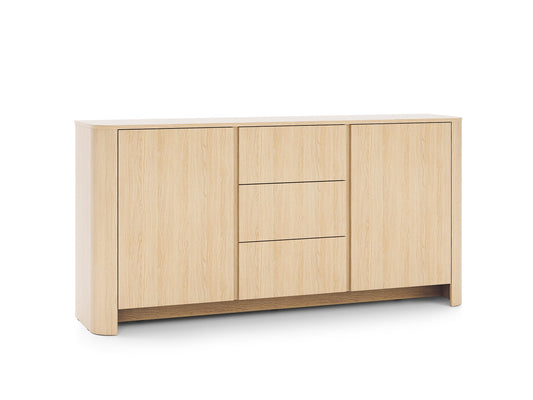 PI Bari Sideboard with Drawers – Vicenza Oak