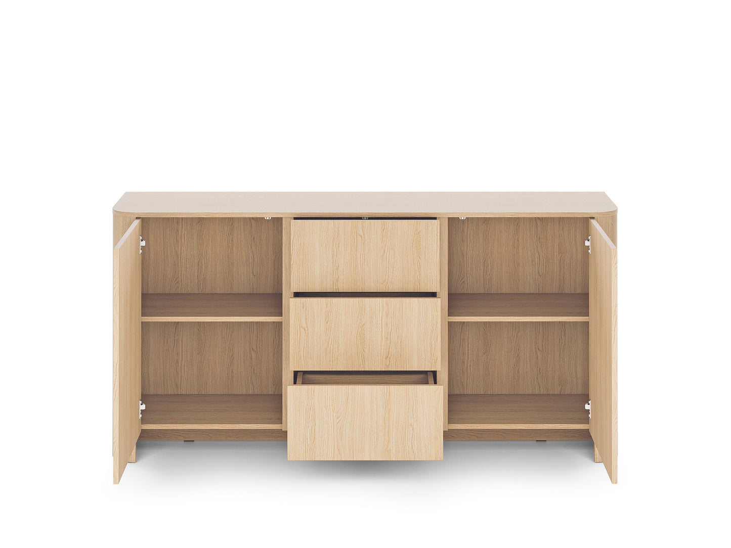 PI Bari Sideboard with Drawers – Vicenza Oak