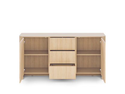 PI Bari Sideboard with Drawers – Vicenza Oak