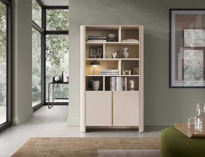 PI Bari Bookcase – Cashmere Finish