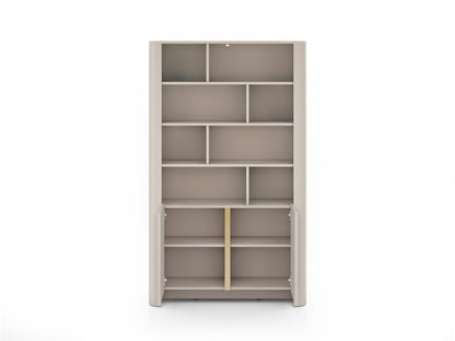 PI Bari Bookcase – Cashmere Finish