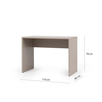 Genius Vertical Murphy Bed with Desk & Wardrobes – for 140x200 cm Mattress, LED Lighting