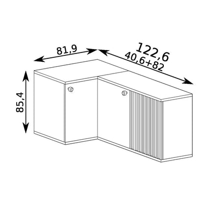 S-Cali Corner Cabinet C-12