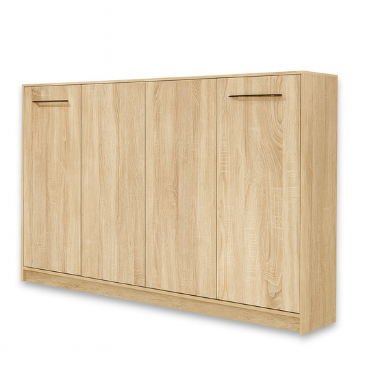 NE BASIC Murphy Bed Horizontal Sonoma Oak 90,120,140 x 200 cm Mattress