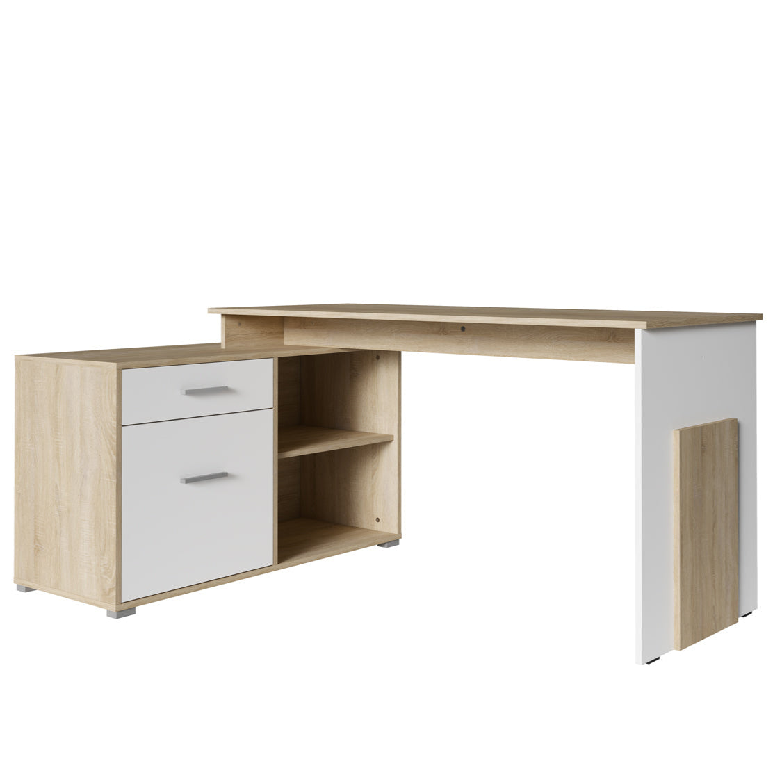 MO Como 60 Desk – Sonoma Oak / White
