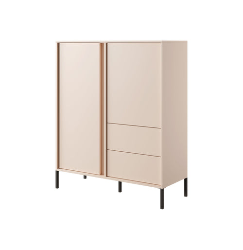 Lask Dast Tall Sideboard 2D2S – 123.4x103.3x39.5 cm