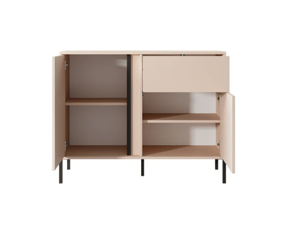 Lask Dast Highboard Cabinet 103 cm | 2 Doors, 1 Drawer