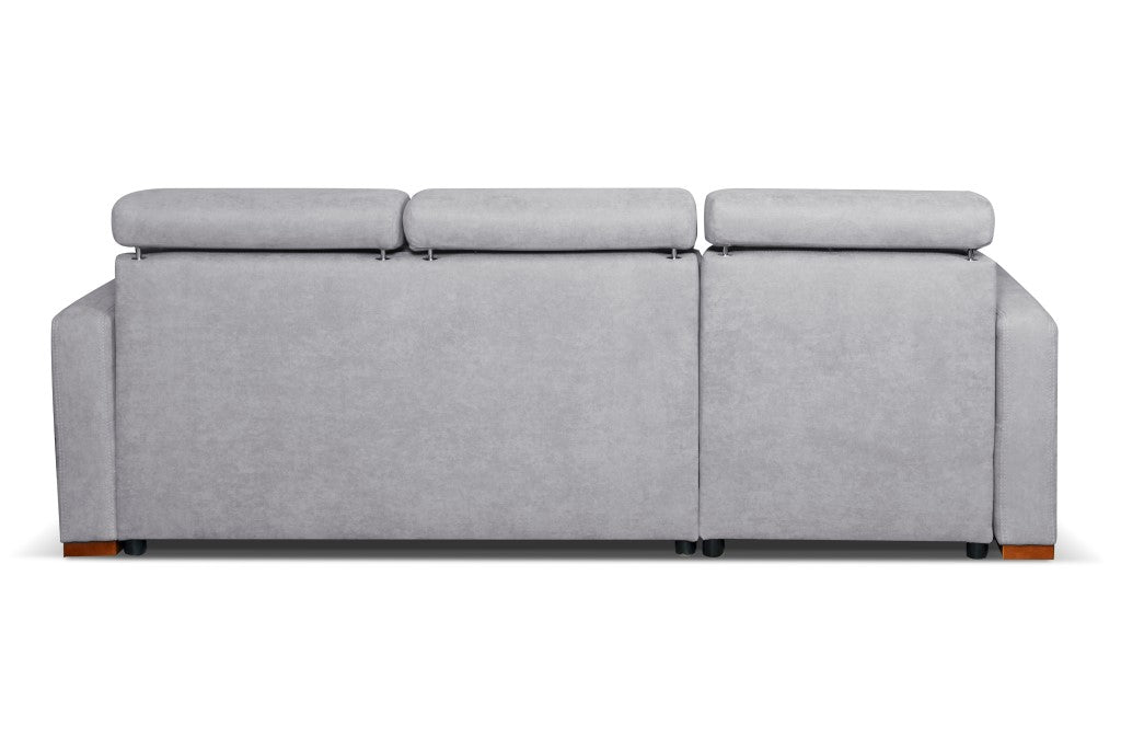 Solar Corner Sofa Soft Grey 165 x 235 cm