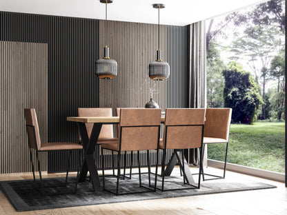 Loft Dining Table Redpak Delta Craft 140x80 (Extendable)