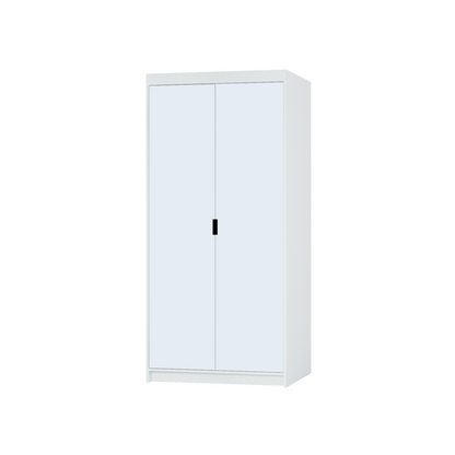 LE Elena 2D Mirrored Wardrobe in White