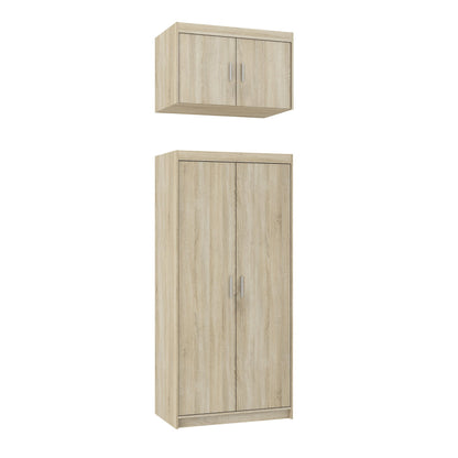 LE Elena 2D NAELDL02 Overhead Cabinet in Sonoma Oak