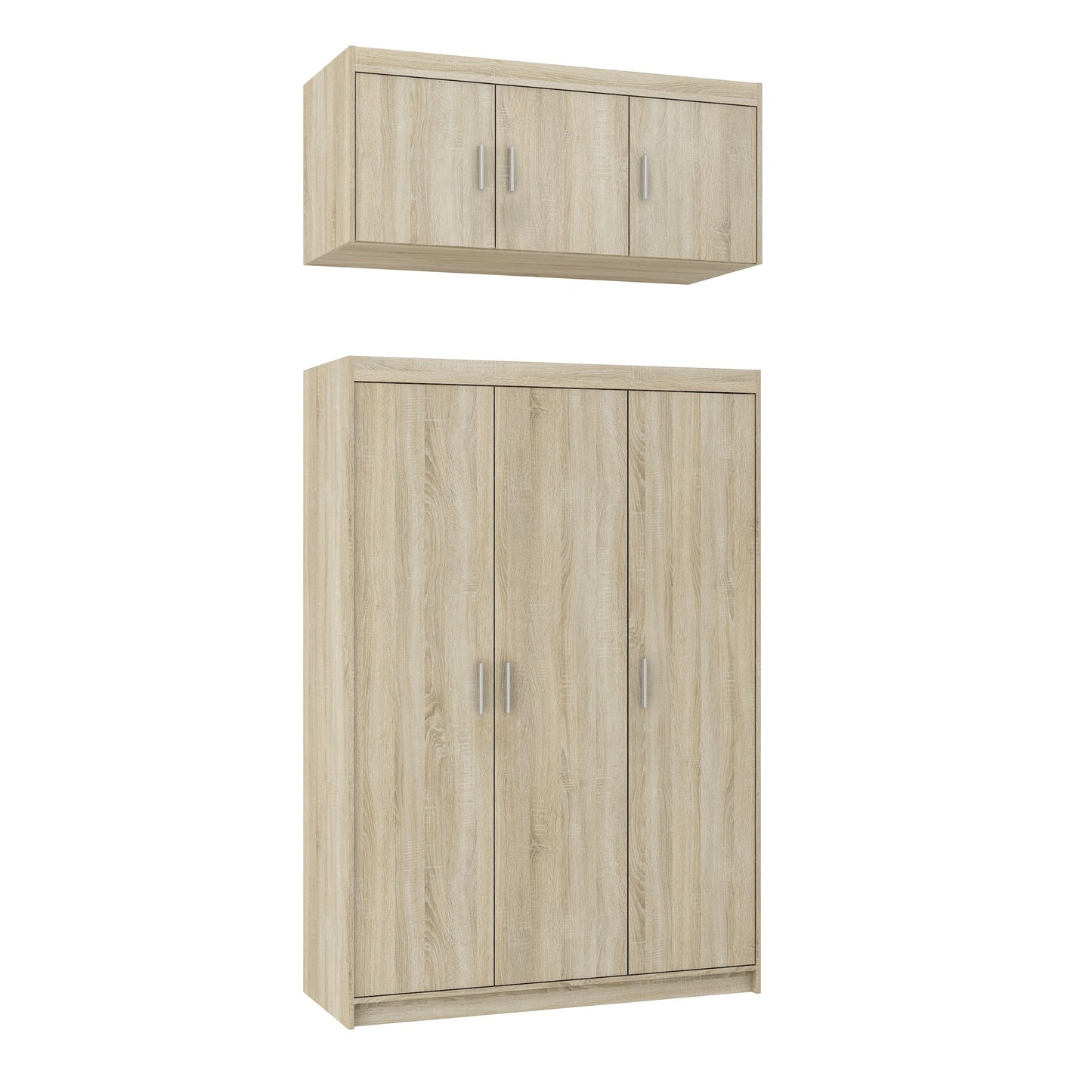 LE Elena 3D NAELDL03 Overhead Cabinet in Sonoma Oak