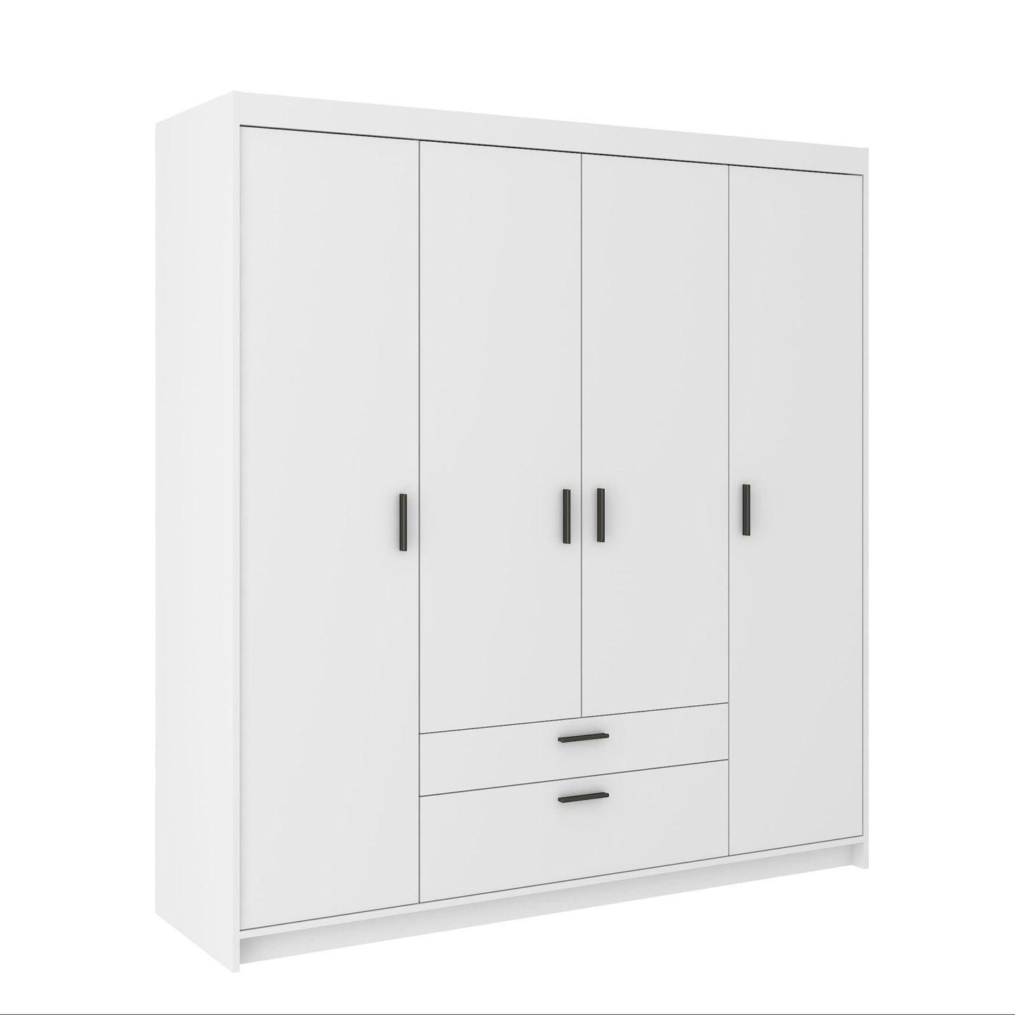 LE Elena 4D DL04 Wardrobe in White