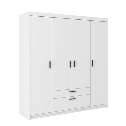 LE Elena 4D DL04 Wardrobe in White