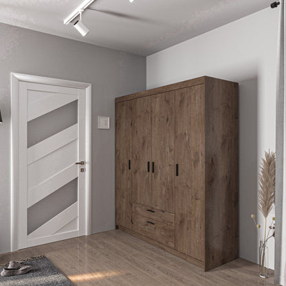 LE Elena 4D DL04 Wardrobe in Lefkas Oak