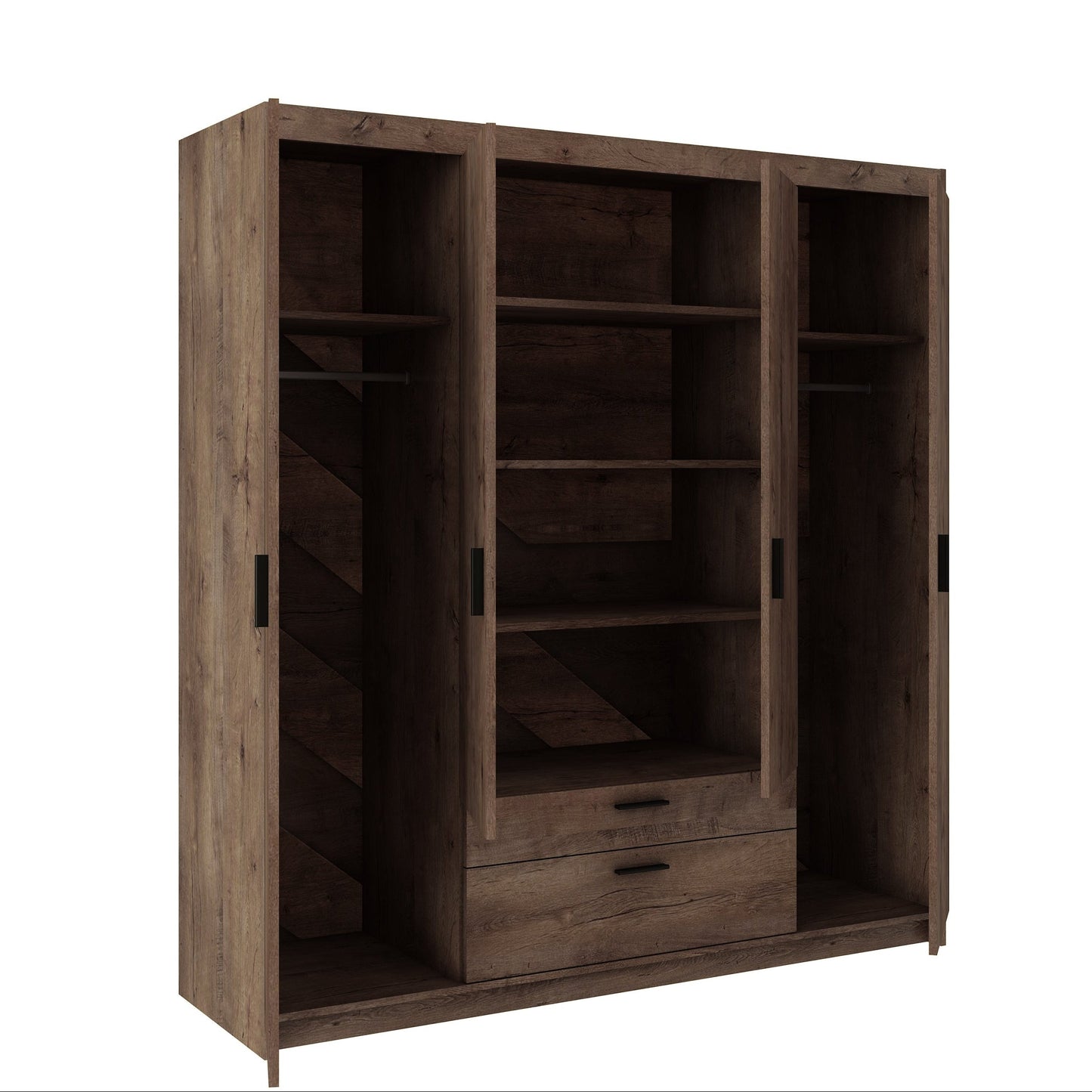 LE Elena 4D DL04 Wardrobe in Lefkas Oak