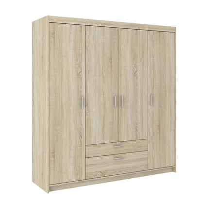 LE Elena 4D DL04 Wardrobe in Sonoma Oak