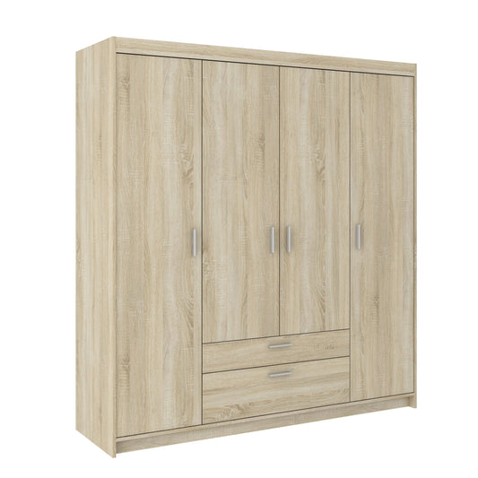 LE Elena 4D DL04 Wardrobe in Sonoma Oak