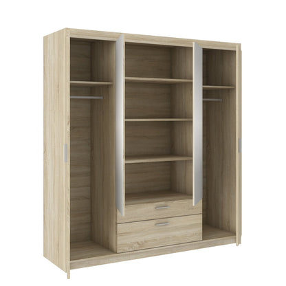LE Elena 4D DL04 Wardrobe in Sonoma Oak