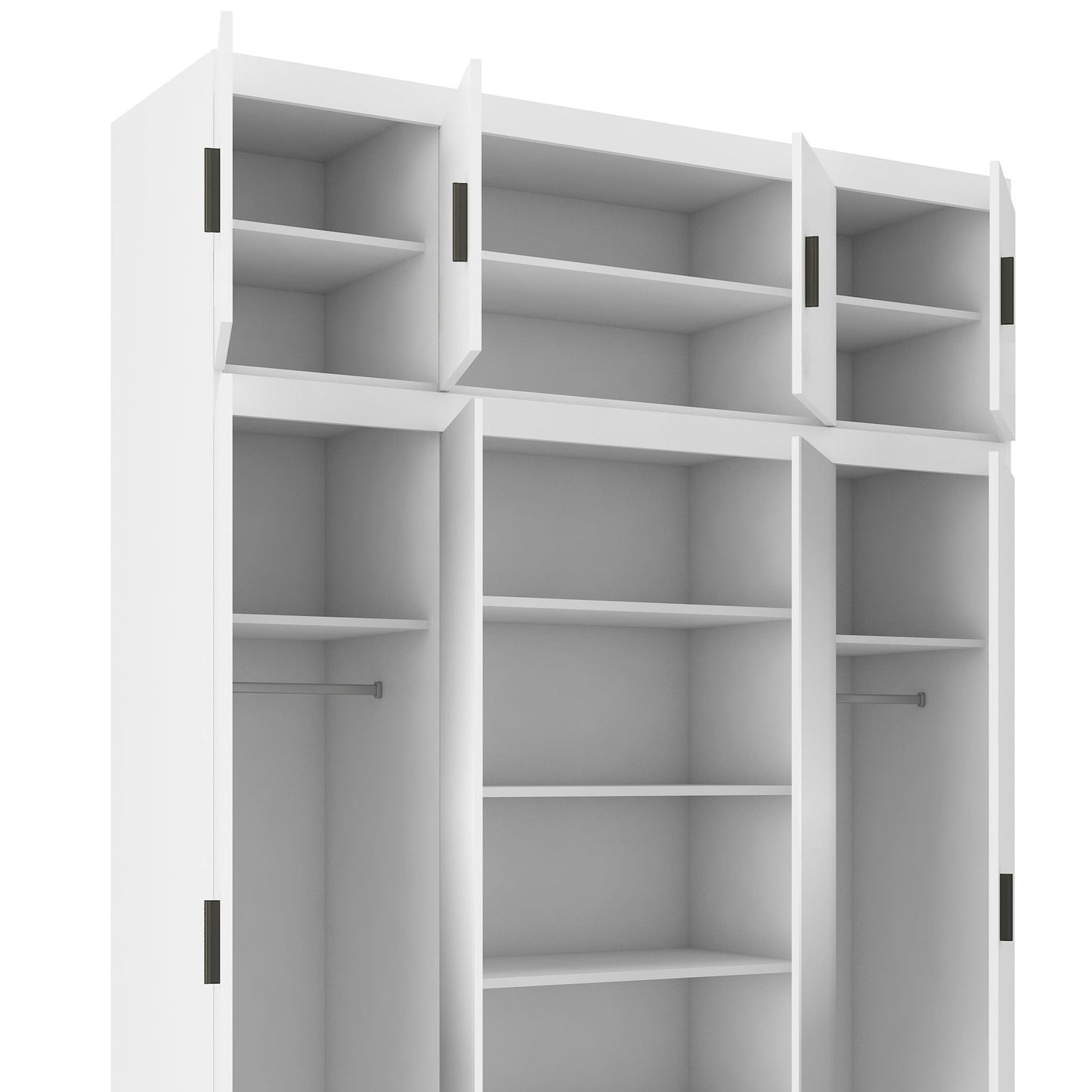 LE Elena 4D NAELSO04 Overhead Cabinet in White