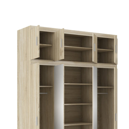 E Elena 4D NAELSO04 Overhead Cabinet in Sonoma Oak