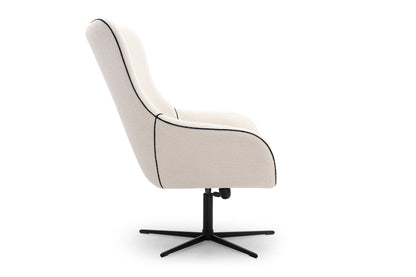 Lask ELIS Swivel Armchair – 88 x 88–106 cm