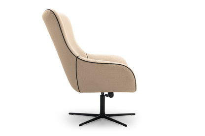 Lask ELIS Swivel Armchair – 88 x 88–106 cm
