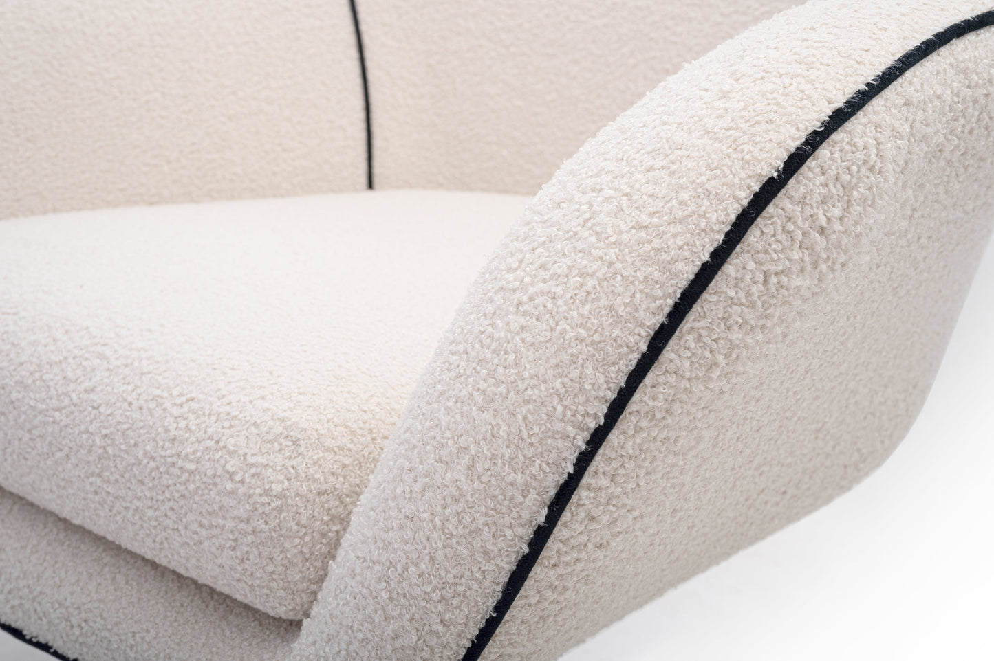 Lask ELIS Swivel Armchair – 88 x 88–106 cm