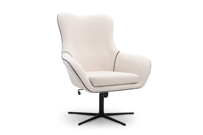 Lask ELIS Swivel Armchair – 88 x 88–106 cm