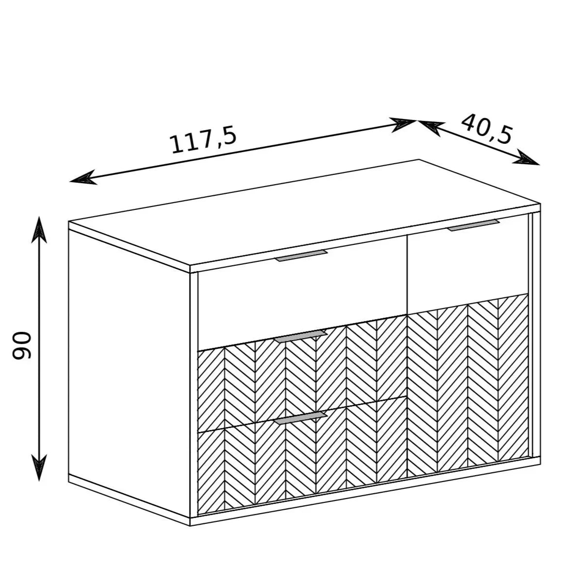 Classic Chest of Drawers J-Fonti F-5