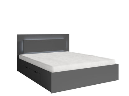 MO Fino Bed with Drawer – Graphite