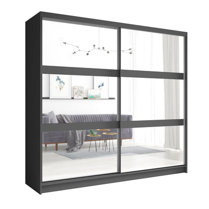 MO Fino Graphite Bedroom Set