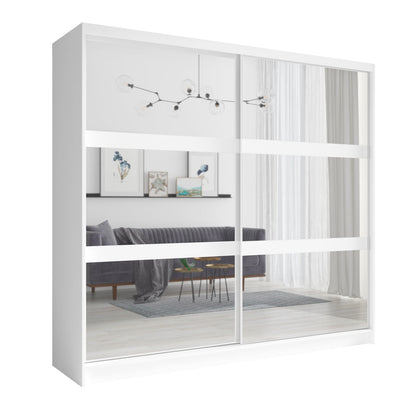 MO Fino White Bedroom Set