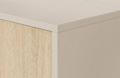 Forest Nightstand S54 – Rustic Elegance Sand Beige