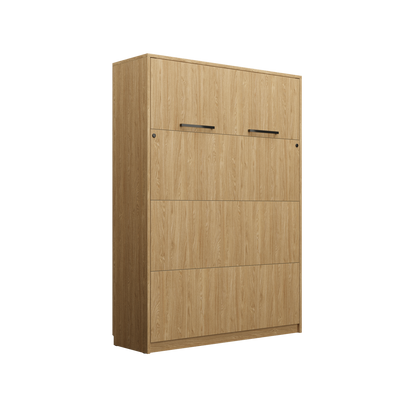 Customizable Genius Murphy Bed Furniture Set 120 x 200 cm Olied Oak