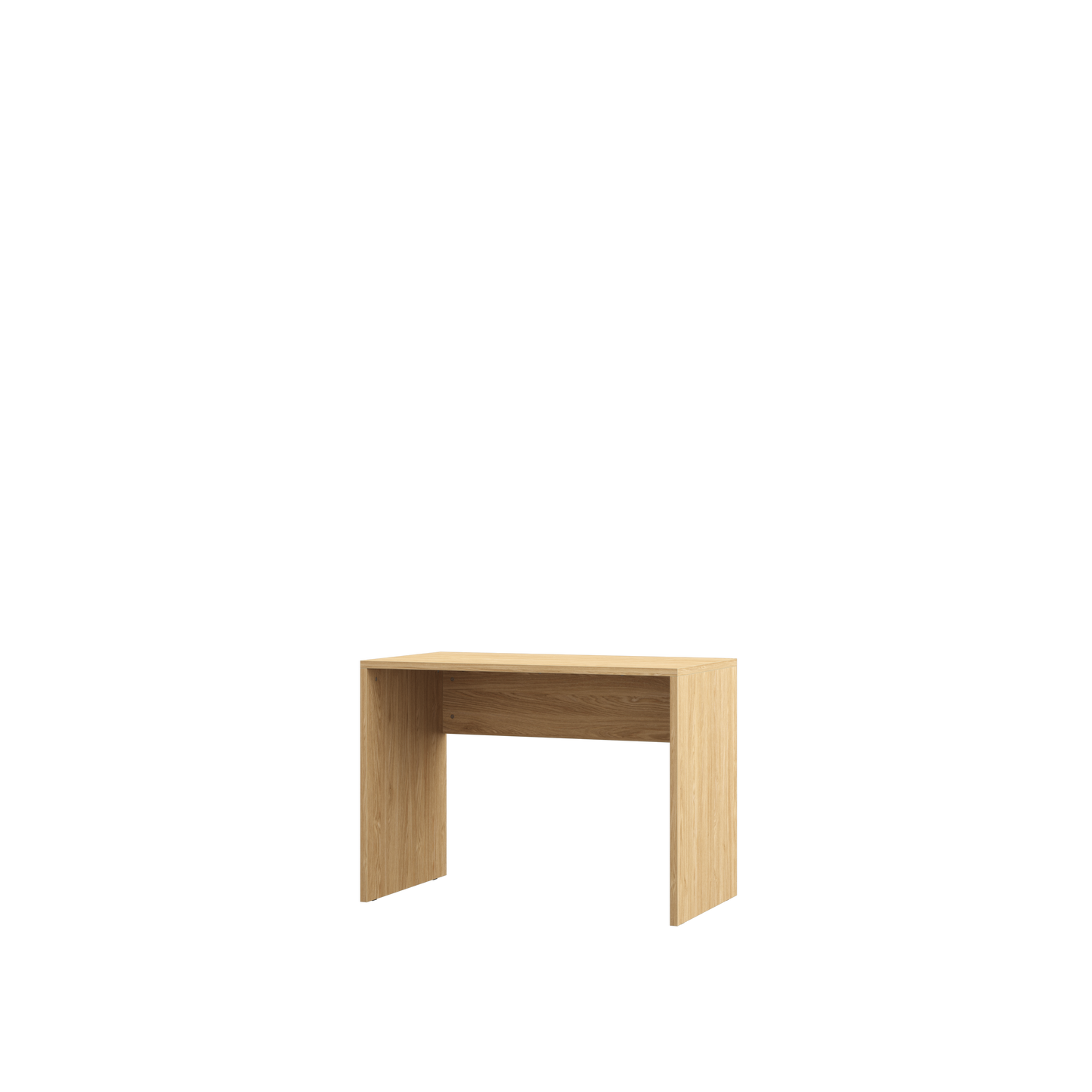 Customizable Genius Murphy Bed Furniture Set 160 x 200 cm Olied Oak, LED Lighting