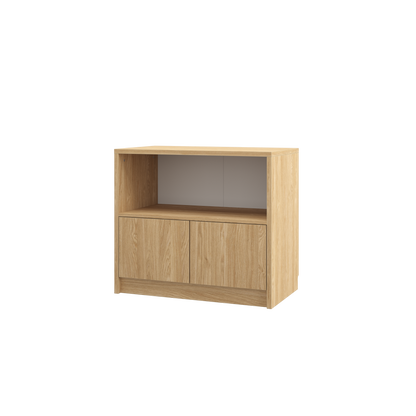 Customizable Murphy Bed Basic Vertical Furniture Set Sonoma Oak 90, 120, 140 x 200 cm