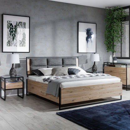 NE Glass Loft Bed without Storage – 180 × 200 cm