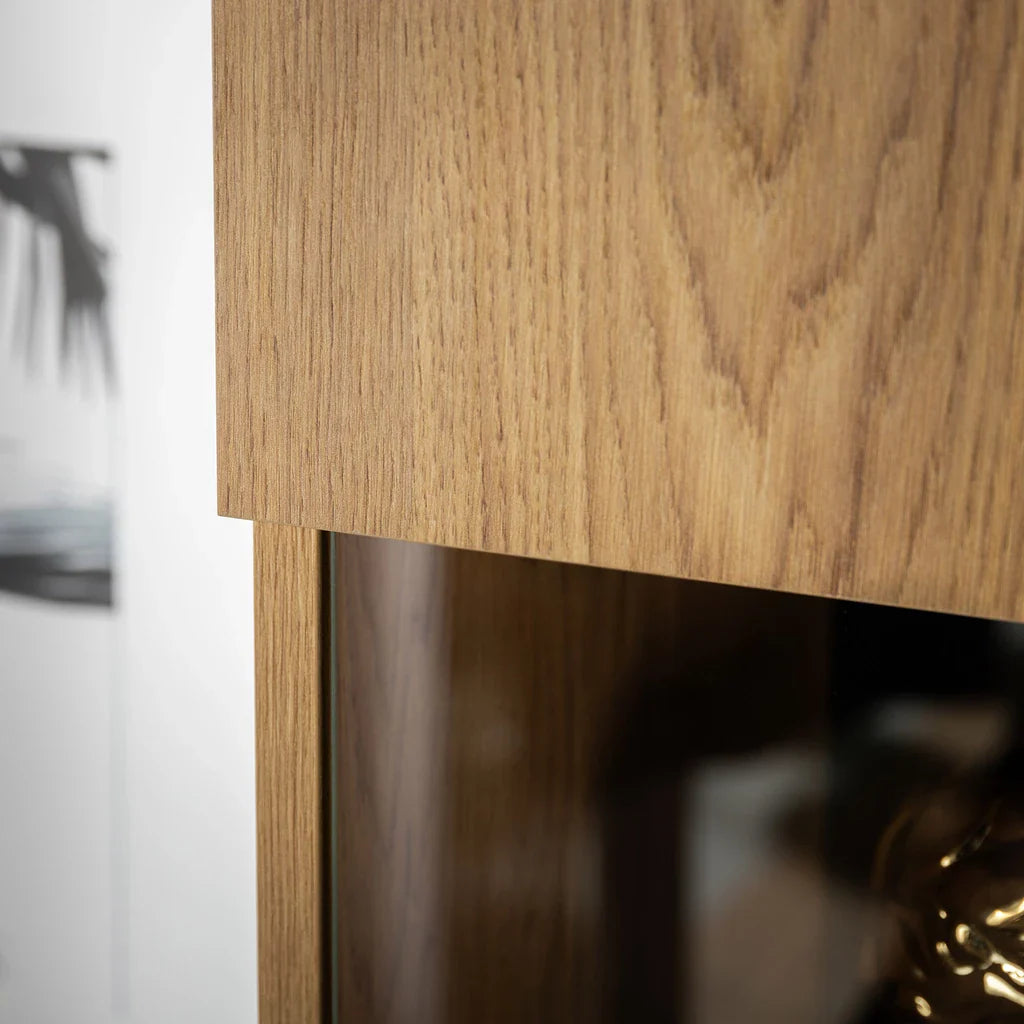 MO Mond Baltic Oak Display Cabinet