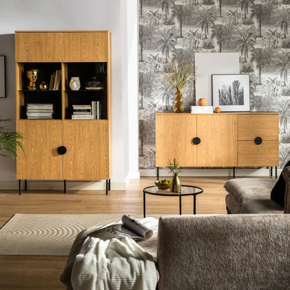 MO Mond Baltic Oak Display Cabinet