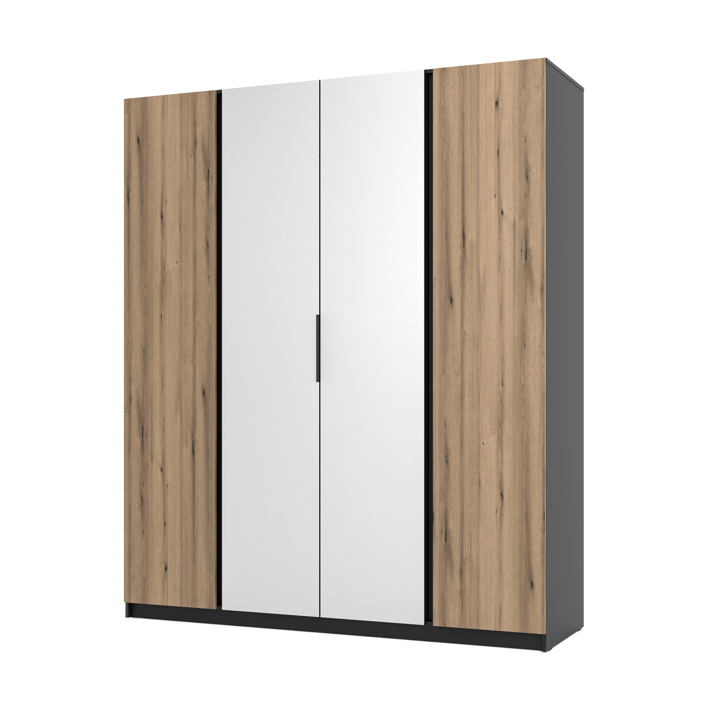 LE KAJA BL/EV 2F 2 Wardrobe with Mirror