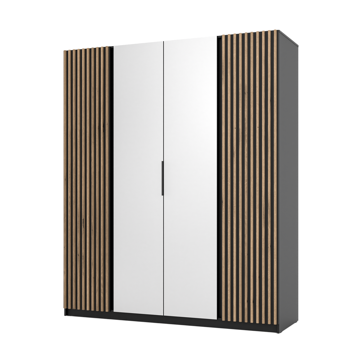 LE KAJA BL/BL-EV 2LAM 2 Wardrobe with Mirror