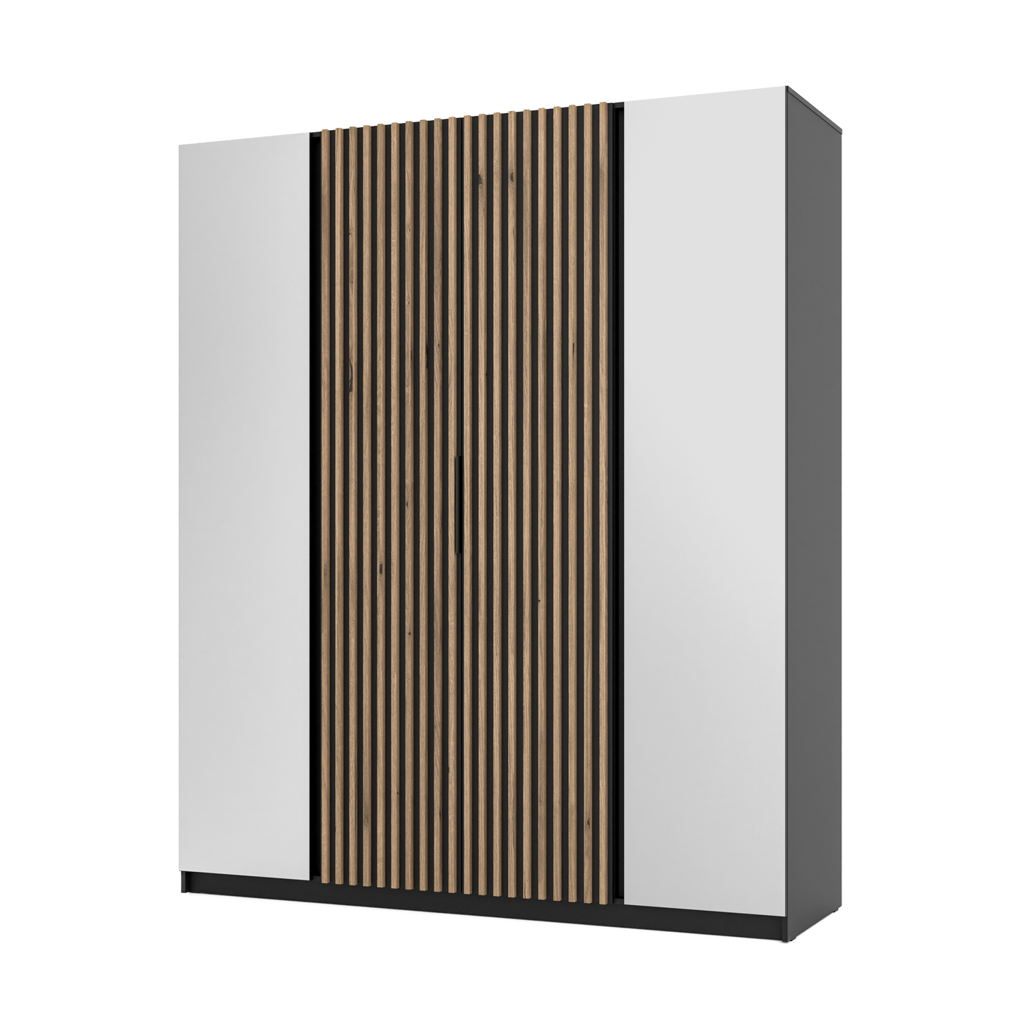 LE KAJA BL/BL-EV 2 2LAM Wardrobe with Mirror