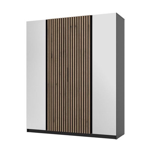 LE KAJA BL/BL-EV 2 2LAM Wardrobe with Mirror