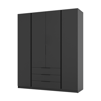 LE KAJA BL/BL 4F 3S Wardrobe