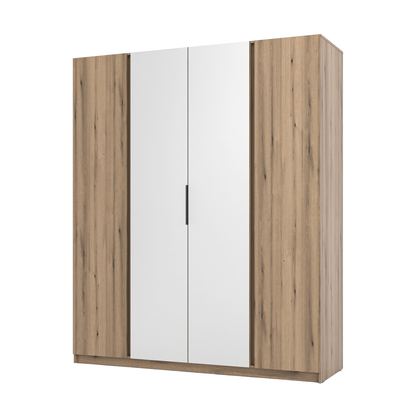 LE KAJA EV/EV 2F 2 Wardrobe with Mirror